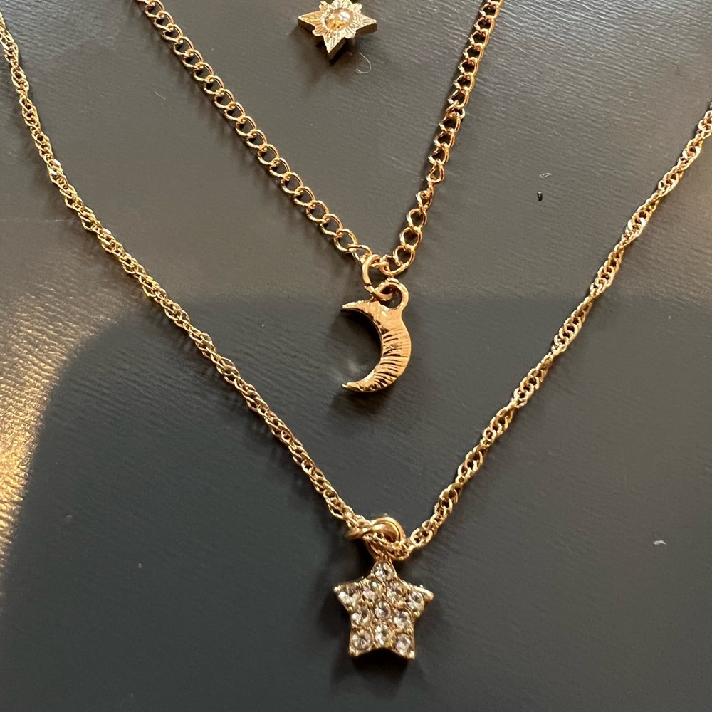 3-later pendant necklace